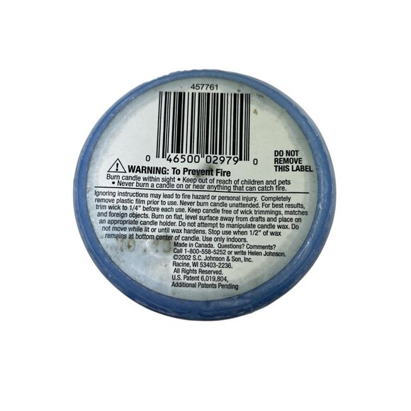 Glade 3-in-1 Candle Blue Evening At Home Scented Bath Salts Layer Discontinued - Picture 6 of 8